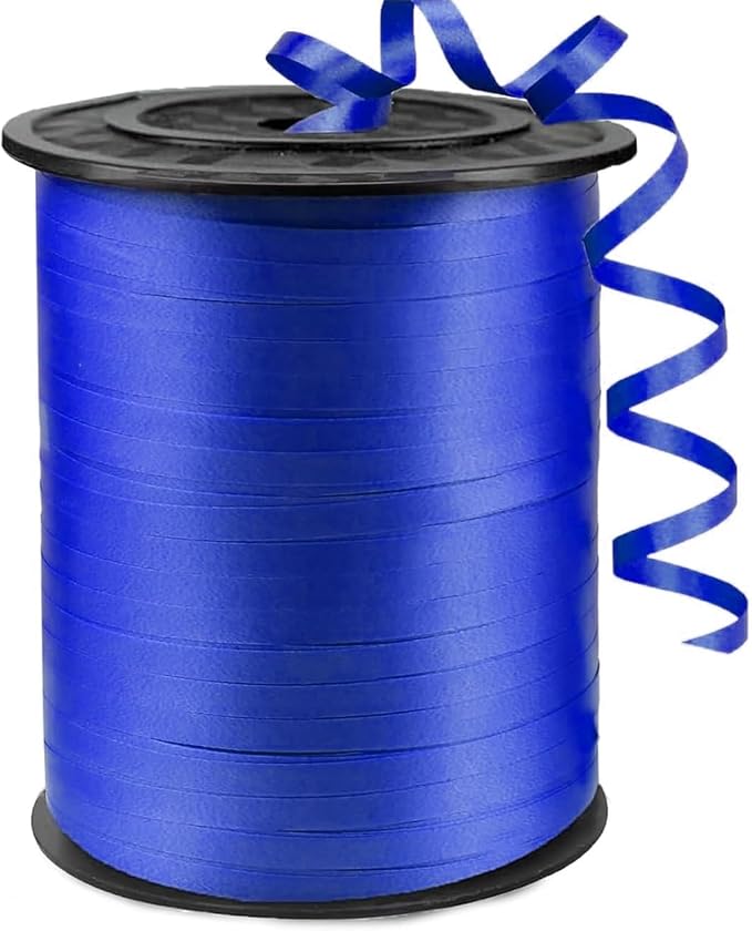 500 Yard Premium Dark Blue Curling Ribbon Balloon String, 3/16" by WFAUIBR