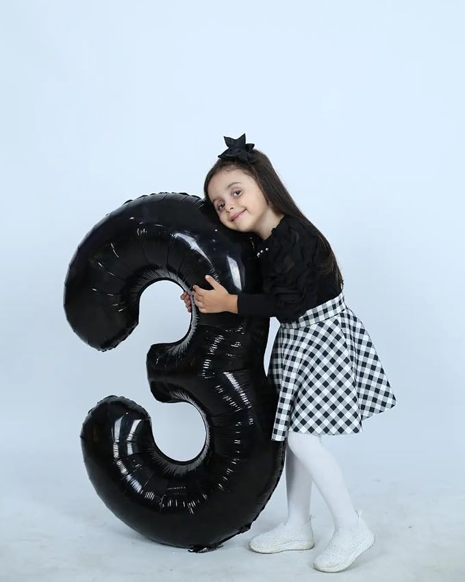 40 Inch Black Number 6 Balloon Birthday Party Decorations - Image 9