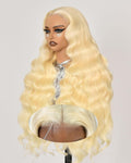 22 Inch Wear And Go Glueless 613 9x6 HD lace front wig Human Hair Pre Plucked Pre Cut For Beginners Human Hair 180% Density Body Wave Lace Front Wigs No Glue Pre Cut 3 Seconds To Wear Glueless Wig