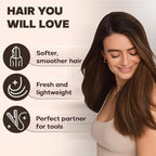 Evolution Argan Oil Serum - Vitamin E Treatment for Softening and Straightening Dry Hair - With Aloe Vera (4 Pack)