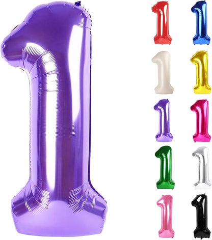 Purple Number 1 Balloon 40 Inch by IWERP