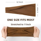 Huachi Workout Headbands for Women Wide Hair Headbands Yoga Sports Running Hair Bands Non Slip. Super Soft & Stretch Head Bands