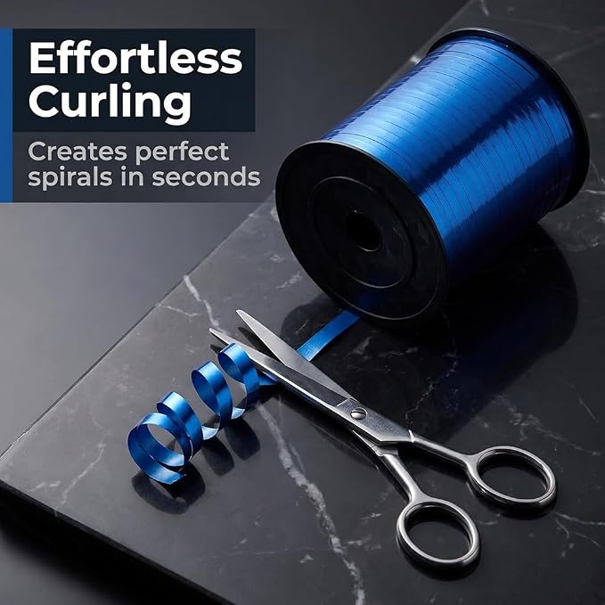 Blue Ribbon, 500 Yard Curling Ribbon - Image 4