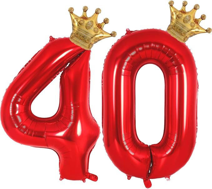 Black Crown Number Balloon by Unknown