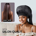 Hooded Hair Dryer， Ideal Hair Diffuser for Curly Hair， Your Ultimate Solution - Spacious Capacity Blow Dryer Cap for Rapid Styling of Curls（Size Medium）