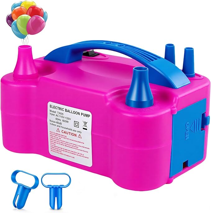 Electric Balloon Pump Dual Nozzle 110V 600W by Motorenbau