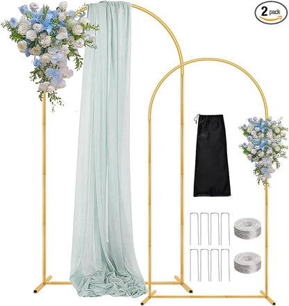 7.2FT 6FT Wedding Arch Backdrop Stand by DEVISEFUN