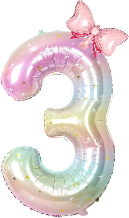 Happy birthday Big Number Balloons Foil Birthday Balloon Number Balloons Happy by MPRVAKYF
