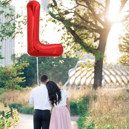 TONIFUL 40 Inch Large Bright Red Letter Balloons A-Z, Giant Jumbo Helium Foil - Image 6