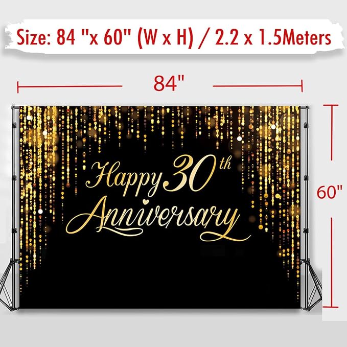 Happy 30th Anniversary Banner - Image 5