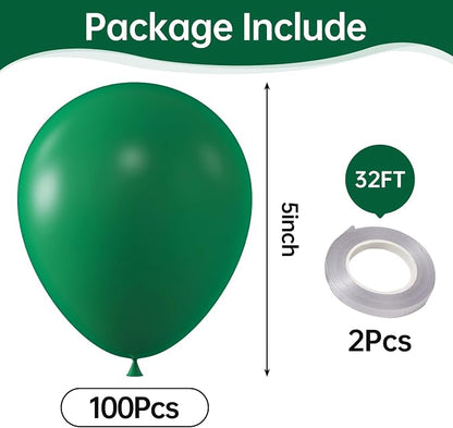 Dark Green Balloons, Birthday Decoration, Wedding Party, Baby Shower Decorations - Image 2