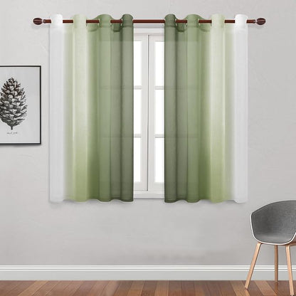DWCN Ombre Sheer Curtains - Image 2