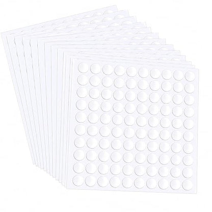 Glue Dots Double Sided 1500 Pcs Clear Removable Adhesive Sticky Dots Tabs | by Unknown