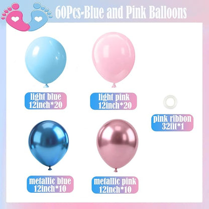 Pink and Blue Balloons Set - Image 2