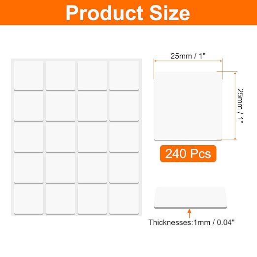 HARFINGTON 240pcs Double Sided Sticky Tape Dots, Adhesive Two Sided Nano Dots - Image 2
