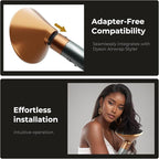 Upgraded Diffuser Attachment for Dyson Airwrap HS01/HS05/HS08 - Quick-Dry Curly Hair Nozzle, Heat-Resistant & Lightweight Design, Reduces Frizz for Na