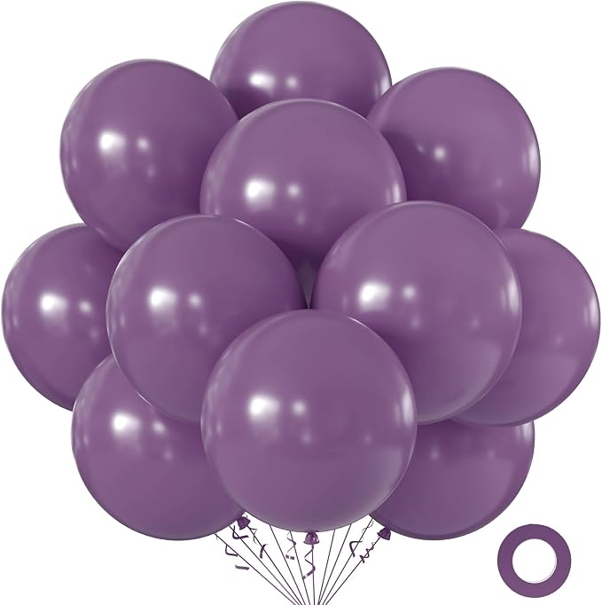 18 Inch Dusty Lavender Balloons, Baby Shower, Birthday Party and Event by KALOR