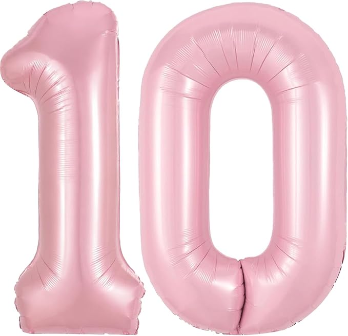Number Balloons Pink Party Balloon by United-UnicornsParty