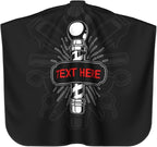 Custom Barber Cape for Men Personalized Professional Hair Cutting Cape with Text for Home Salon Barbershop