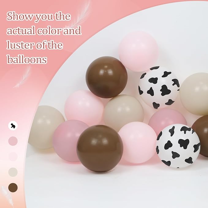 60pcs Cow Print Balloons 12inch - Image 4