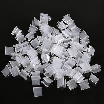 100Pcs Transparent Plastic Balloon V-shaped Clips, Wedding Party Halloween by Unknown
