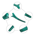 12 Pcs Hair Clips for Styling Sectioning, YISSION 3.1 Inch Alligator Hair Clips Hair Barrettes No Crease Duck Billed Hair Clip, Hair Styling Accessories for Women Girls (Deep Color Series)