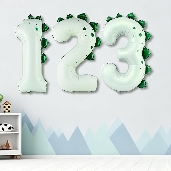 Dinosaur Number 2 Balloon, 30 Inch Birthday Party Decorations - Image 5