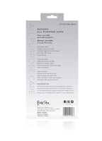 Betty Dain Reversi Reversible Coloring/Styling Cape, Two-Sided Cape, Black Side Has Chemical Proof Finish for Processing, Snap Closure at Neck, 50 x 60 Inches, Rose