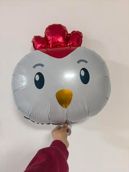 5pcs Farm Animal Balloons Sheep Cow Pig Chicken Duck Foil Balloons - Image 5