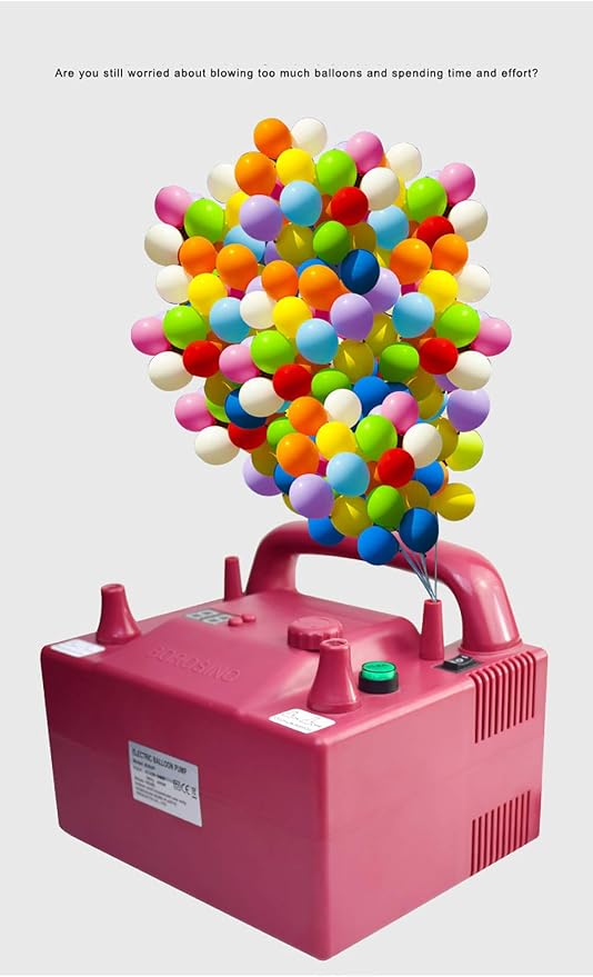 T-king Electric Balloon Pump, Air Inflator Pump Party 5 inch Round Latex - Image 5