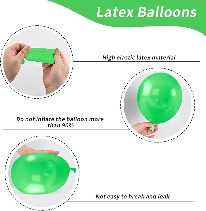 Purple and Green Balloons - Image 3