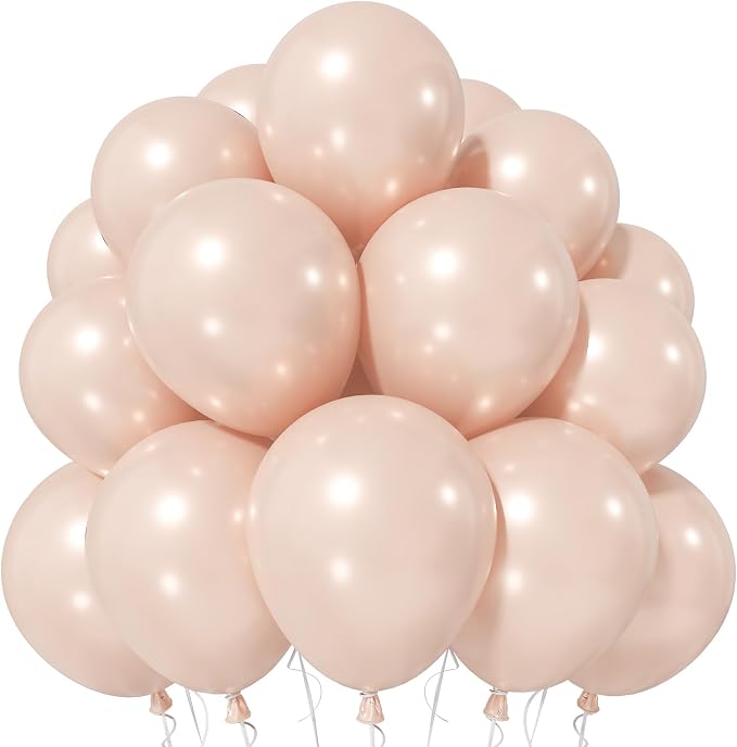 Jobkoo Pearl Nude Balloons 12 Inch by Jobkoo
