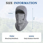 Unisex Windproof and Warm Balaclava, Winter Warm Neck Mask Ear Covering Balaclava Hat for Skiing,Motorcycle