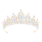 Princess Tiara and Crown for Women Wedding Tiaras for Bridal girls Tiaras and Crystal Crowns Rhinestone Headband Metal Hair Accessories for Costume Birthday Party Prom Gifts