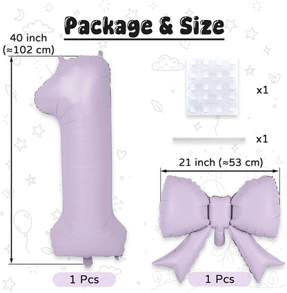 40 Inch Light Purple Number 1 - Image 2