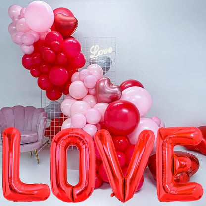 Red Letter I Balloons, I Balloon 40 Inch I Balloons Letter - Image 2