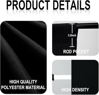 GFCC 10FTx20FT Black Backdrop Background - Image 3