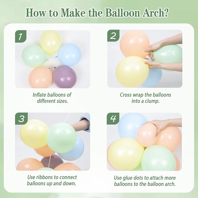 143pcs Wildflower Balloon Arch Kit - Image 3