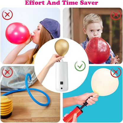 Balloon Pump Electric Air Pump for Balloons Portable Balloon Inflators Blower - Image 5