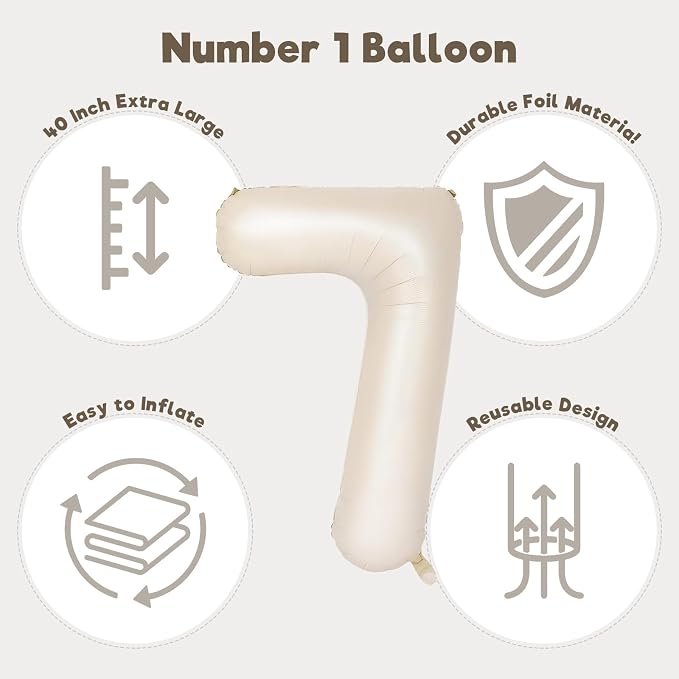 Number Balloons for Birthday Decorations - Image 3