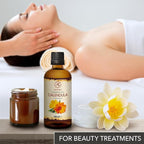 Calendula Oil 3.4 Fl Oz (100ml) - Calendula Officinalis Flower Extract – Infused - Almond Oil Base - 100% Pure & Natural - Marigold Oil – Benefits for Skin, Nails, Hair, Face, Body