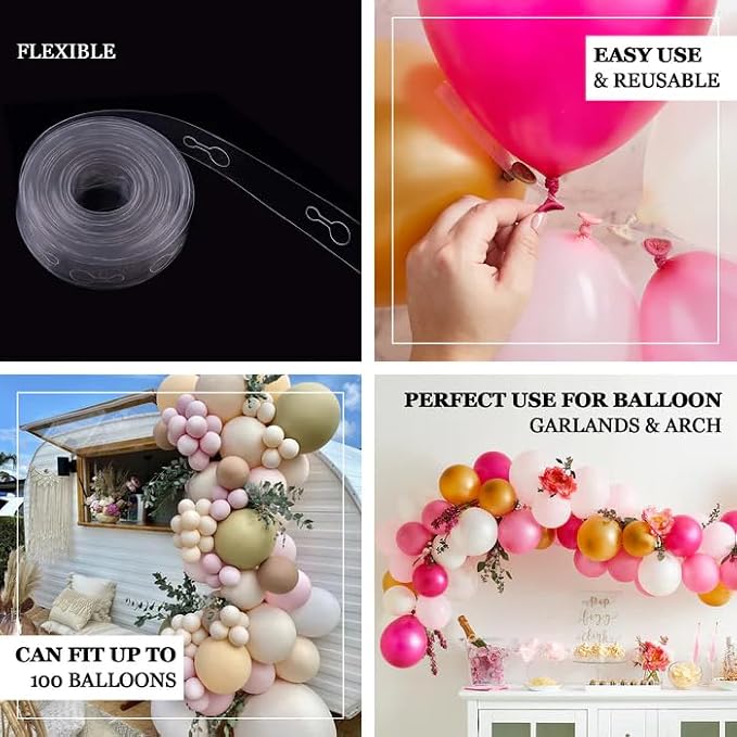 Balloon Garland Strip with Two Hole Design - Image 4
