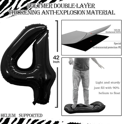 Number 24 Balloons for 24th Birthday Party Decorations, 42 Inch Jumbo Foil - Image 2