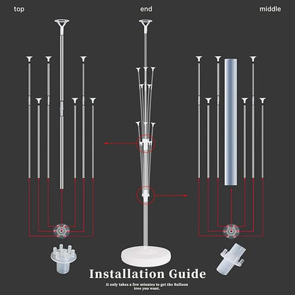 Balloon Column Kit with Stand, Pole - Image 4