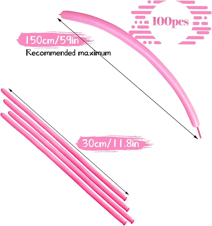 LXZFCRG 260 Long Balloons for Animals, Latex Twisting Balloons for Garland - Image 2