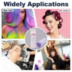 4-Pack Root Comb Applicator Bottles - Hair Oiling Applicator for Dye, Shampoos & Salons - 6oz (2 Pink + 2 Purple)