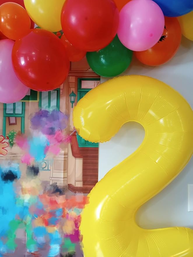Number Balloons 2 Balloon 40 inch Yellow - Image 4