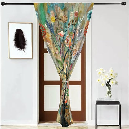 HMS Happy Memories Door Curtain, Tree of Life, 1 Panel | Rod Pocket, Thermal - Image 3