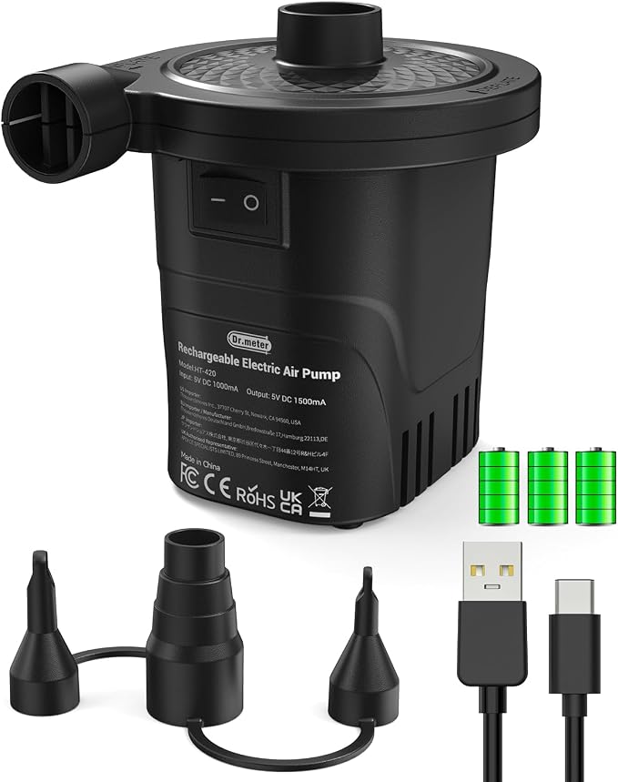Dr.Meter 4000mAh Rechargeable Air Pump by Drmeter