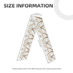 Men Women Fashion Sports Sweat Band Hair Accessories for Sports Workout Shower, Long Multifunction Gold White Marble Art Head Ribbon Headwear